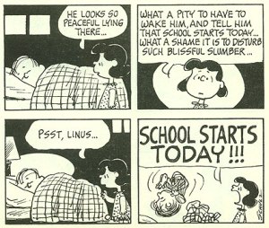 Back to School Peanuts 1